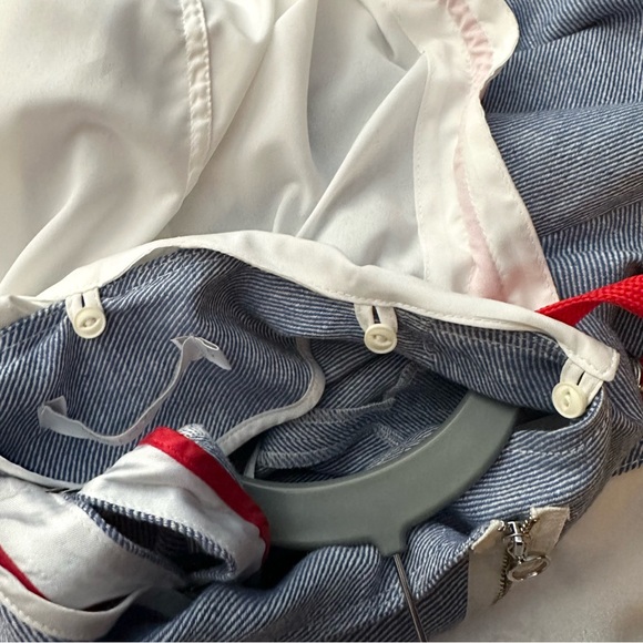 Lauren Vidal Lagenlook Blue Jacket Hoodie S Hooks Deconstructed Art to Wear RARE - Picture 6 of 12